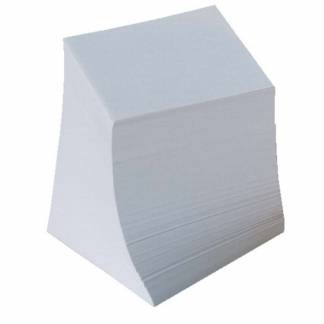 Kubus refill, BNT, hvid med indlimet separator, blok af 700 ark
