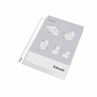 Plastlomme, Esselte transparent 85&micro;m, 148x210mm pakke a 10 stk