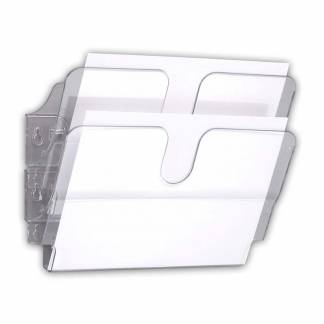 Aviaholder, Durable Ideal Flexi Plus, Vandret til v&aelig;g transparent