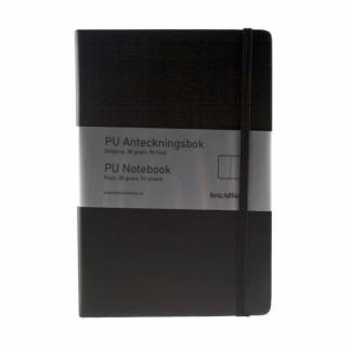Notesbog, BNT, A5, sort, 148x210mm 80g/m2