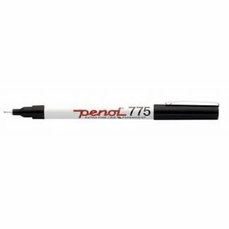 Marker, Penol, 775, 0,5MM, Spids, sort permanent