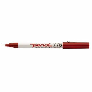Marker, Penol, 775, 0,5MM, Spids, r&oslash;d permanent