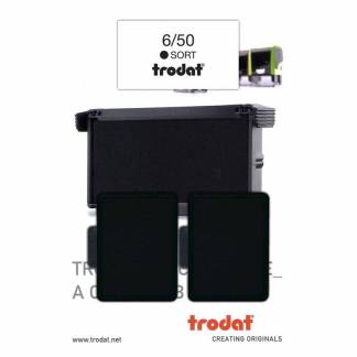 Stempelpude, Trodat 5430/5200/4430/4030 sort, pakke a 2 stk