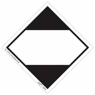 Etiketter, Firkantet, Udvendig vikling 100.00 x 100.00 mm, kraft/PE, Permanent hvid, LQ Vej/S&oslash;, rull
