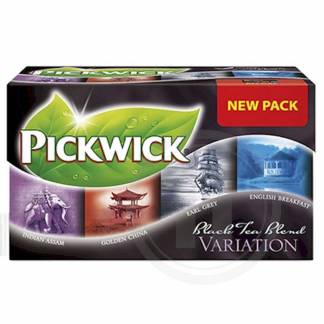 Te, Pickwick, Black, pakke a 20 stk
