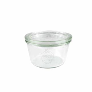 Sylteglas, Rund, &Oslash; 100, h&oslash;jde 69 Glass, transparent, pakke a 6 stk Weck F&oslash;devaregodkendt
