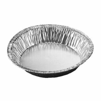 Foliebakke, Plus Pack, Rund 80 ml, &Oslash; 100, h&oslash;jde 17 aluminium, aluminium, pakke a 100 stk 1-Compartme