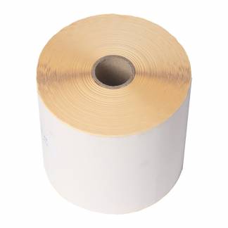 Thermoetiket, Etiket Thermo, Rektangul&aelig;r Udvendig vikling, 70.00 x 32.00 mm andre syntetiske papirer
