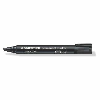 Marker, Staedtler Lumocolor, 350-9 2-5MM, sort, permanent