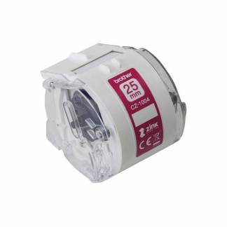 Labeltape, Brother, CZ1004, 25mmx5.00m hvid