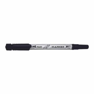 Marker, Pilot Begreen, Twin CD/DVD 0,4-0,5MM, Spids, sort, permanent