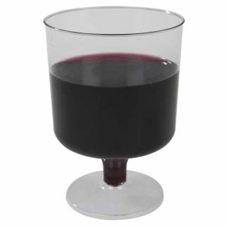 Drikkeb&aelig;ger Plast, 200 ml, PS transparent, Spr&oslash;jtest&oslash;bt R&oslash;dvin pose a 10 stk, F&oslash;devaregodkendt