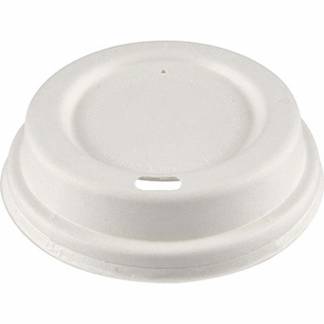 L&aring;g t/kaffeb&aelig;ger, Papir + PE, hvid 8 oz Bagasse, karton a 1000 stk palle 24 kartoner, F&oslash;devaregodken