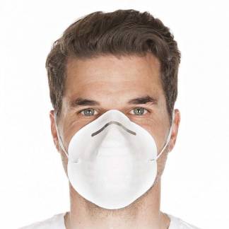 Masker/respirator, Industry mask Non-woven, hvid, pakke a 50 stk