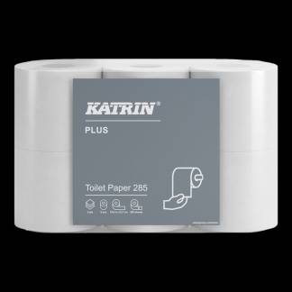 Toiletpapir, Katrin, Plus, 3 lag, hvid x 35.00m, kasse a 42 ruller