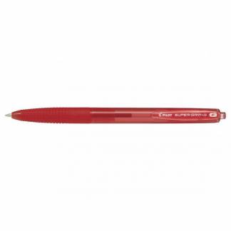 Kuglepen, Pilot Super grip G, F, 0,22MM r&oslash;d