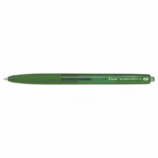 Kuglepen, Pilot Super grip G, F, 0,22MM gr&oslash;n
