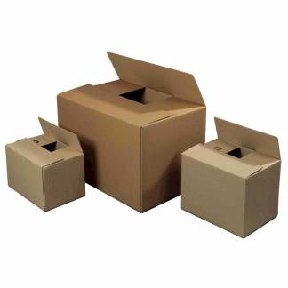 B&oslash;lgepapkasse, Master'in Access indre dim: 215 x 155 x 105 mm, 1-lags B-flute, 3.000 mm, FEFCO 0201,