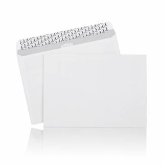 Mailman, langsiden &aring;ben, hvid Permanent (DP 37), peel&seel pakke a 500 stk palle a 72 kassees, 10199