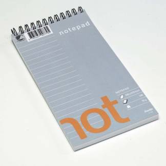 Notepad, BNT Stick&acute;n, linjeret, hvid 105x210mm, 70g/m2