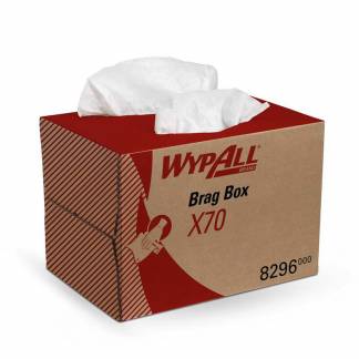 Industriaft&oslash;ring ark, Kimberly-Clark Wypall, 70 Workhorse, 1 lag, hvid 380mmx420mm, &aelig;ske a 200 ark