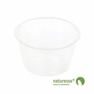 Dressingb&aelig;ger, Rund 60 ml, &Oslash; 70, h&oslash;jde 26 PLA, transparent, pakke a 100 stk