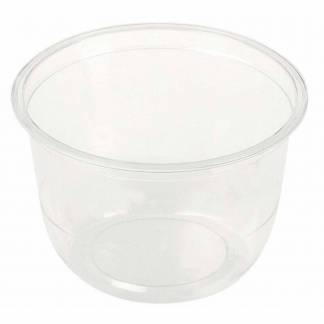 Dessertb&aelig;ger, Rund 260 ml, &Oslash; 96, h&oslash;jde 63 PLA, transparent, pakke a 50 stk