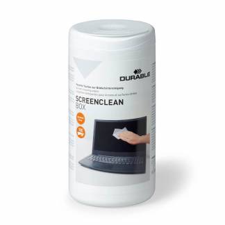 Renseservietter, Durable, hvid pakke a 100 stk