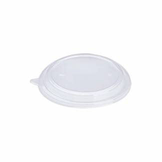 L&aring;g t/salatbowl, Rund, &Oslash; 150, h&oslash;jde 10 A-PET, transparent, 20 oz pakke a 50 stk F&oslash;devaregodkendt