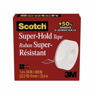 Tape, Scotch, 12mmx33.00m, Klar pakke a 12 ruller