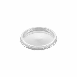 L&aring;g t/plastbakke, F&aelig;rch, Rund, &Oslash; 73 h&oslash;jde 7 PET, transparent, karton a 1000 stk F&oslash;devaregodkendt