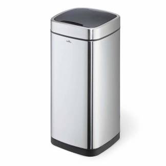 Affaldsspand NO TOUCH m/sensor 35l s&oslash;lv 305x690x350mm (BxHxD)