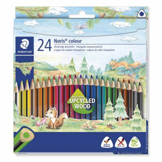 Farveblyant, Staedtler Noris, Spids assorteret, s&aelig;t af 24 stk