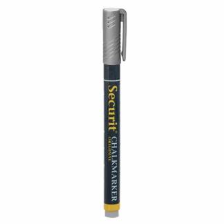 Chalkmarker Securit Original s&oslash;lv 1-2mm rund spids