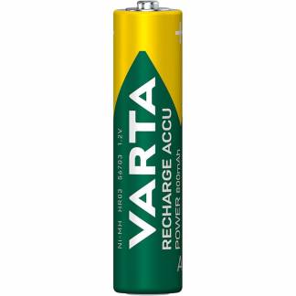 Batteri, Varta Recycled 800mAh, AAA pakke a 4 stk