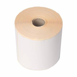 Thermoetiket, Etiket Thermo, Rektangul&aelig;r Udvendig vikling, 105.00 x 220.00 mm andre syntetiske papir