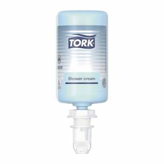 Hair and Bodyshampoo, Tork, S4 Shower Cr&egrave;me 1 l, s&aelig;be, pakke a 6 stk