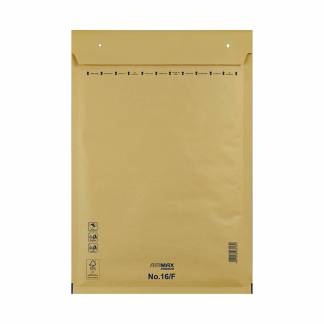 Boblepose, 16/F, 240 x 350 mm indre dim: 340 x 220 mm, Kort side &aring;ben peel&seel, Skr&aelig;l og forsegl, b