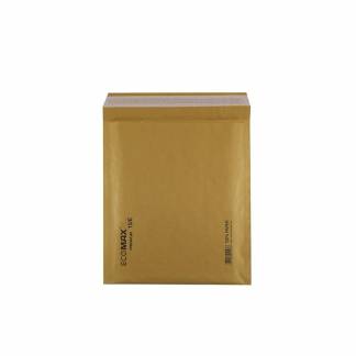 Boblepose, Boblekuvert, 240 x 275 mm Kort side &aring;ben, brun, v&aelig;gt: 0.039 kg pakke a 100 stk, palle a 2
