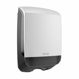 Papirh&aring;ndkl&aelig;de dispenser, Katrin, M hvid 146mmx301mm x 450mm