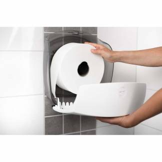 Toiletpapirdispenser ruller, Katrin L Gigant, hvid 342mmx149mm x 356mm