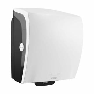 Papirh&aring;ndkl&aelig;de dispenser, Katrin, System hvid