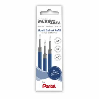 Refill, Pentel EnerGel, LRN5-3C, 0,25MM bl&aring;