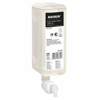 Skums&aelig;be, Katrin, Touchfree, refill 1 l, gr&oslash;n