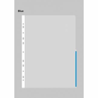 Signallomme, BNT Bnt/Office bl&aring;, 210x297mm, PP pakke a 100 stk