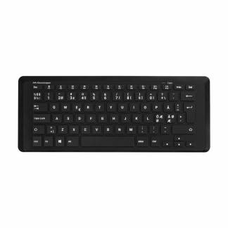 Tastatur, Mousetrapper TB410, Wireless Desktop (Nordic), sort