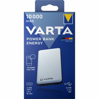 Powerbank, Varta, sort