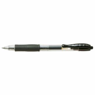 Gelpen, Pilot G2, FINE, sort s&aelig;t af 20 stk