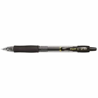 Gelpen, Pilot G2, mellem, sort s&aelig;t af 20 stk