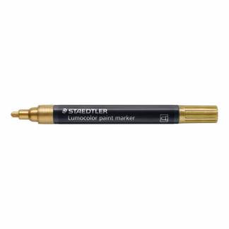 Paintmarker, Staedtler Lumocolor, 349-11 Rund, guld, permanent